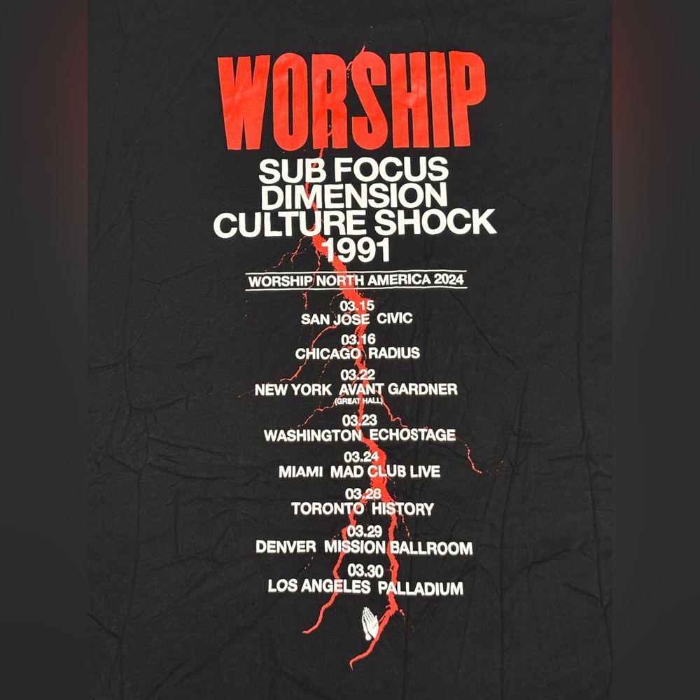 Worship North America 2024 Tour - XL T-Shirt